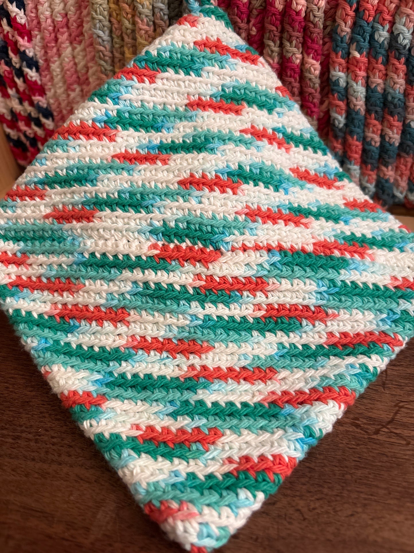 Handmade Pot Holders - Variegated
