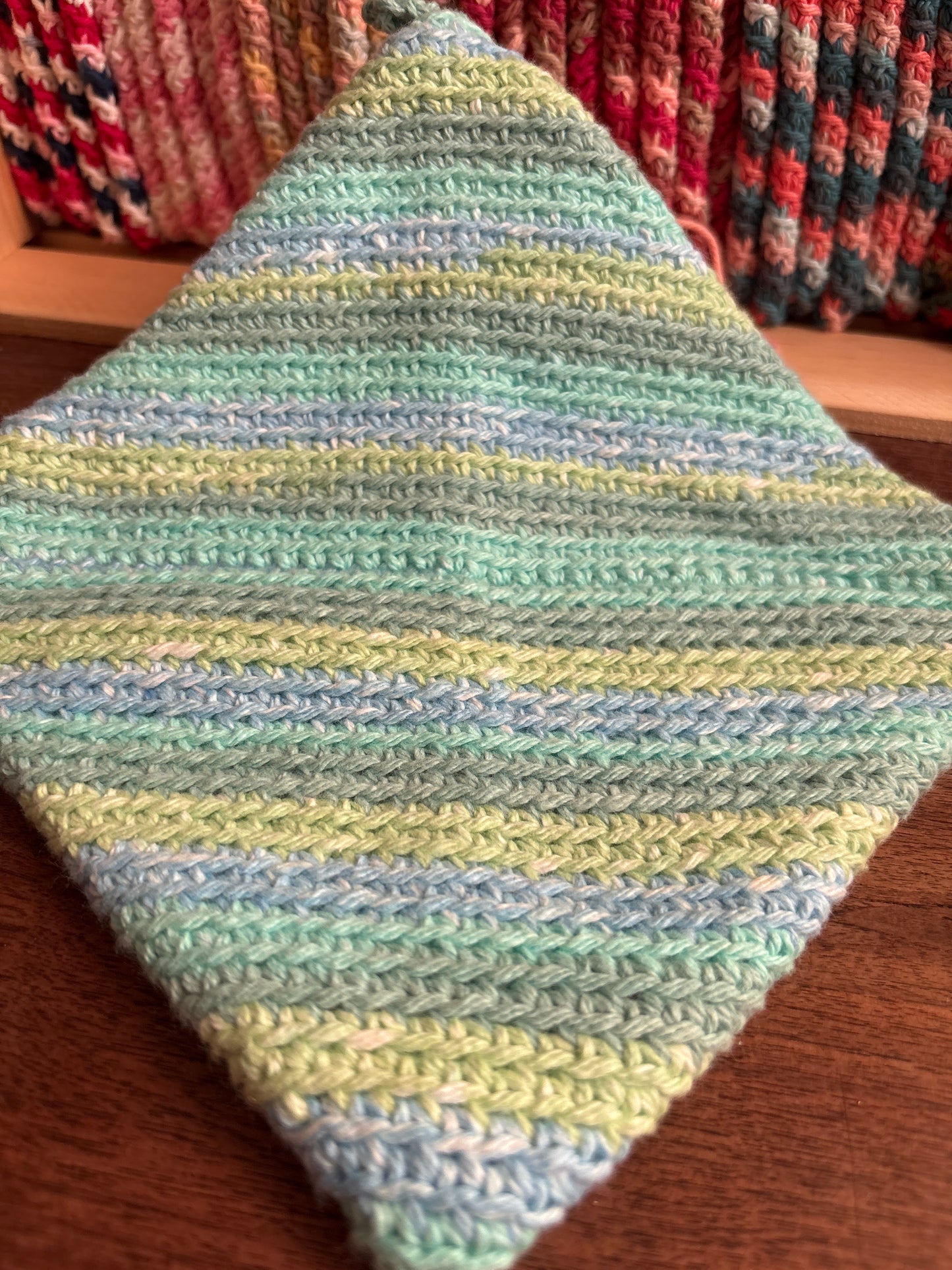 Handmade Pot Holders - Variegated