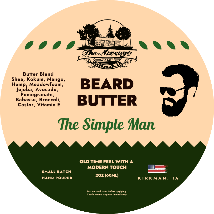 Simple Man Beard Butter (Unscented)