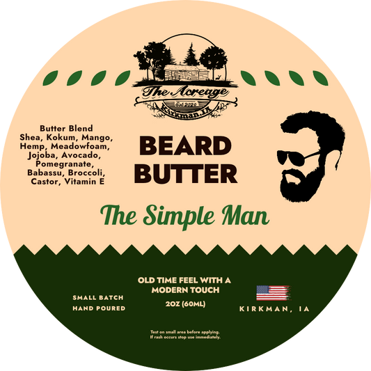 Simple Man Beard Butter (Unscented)