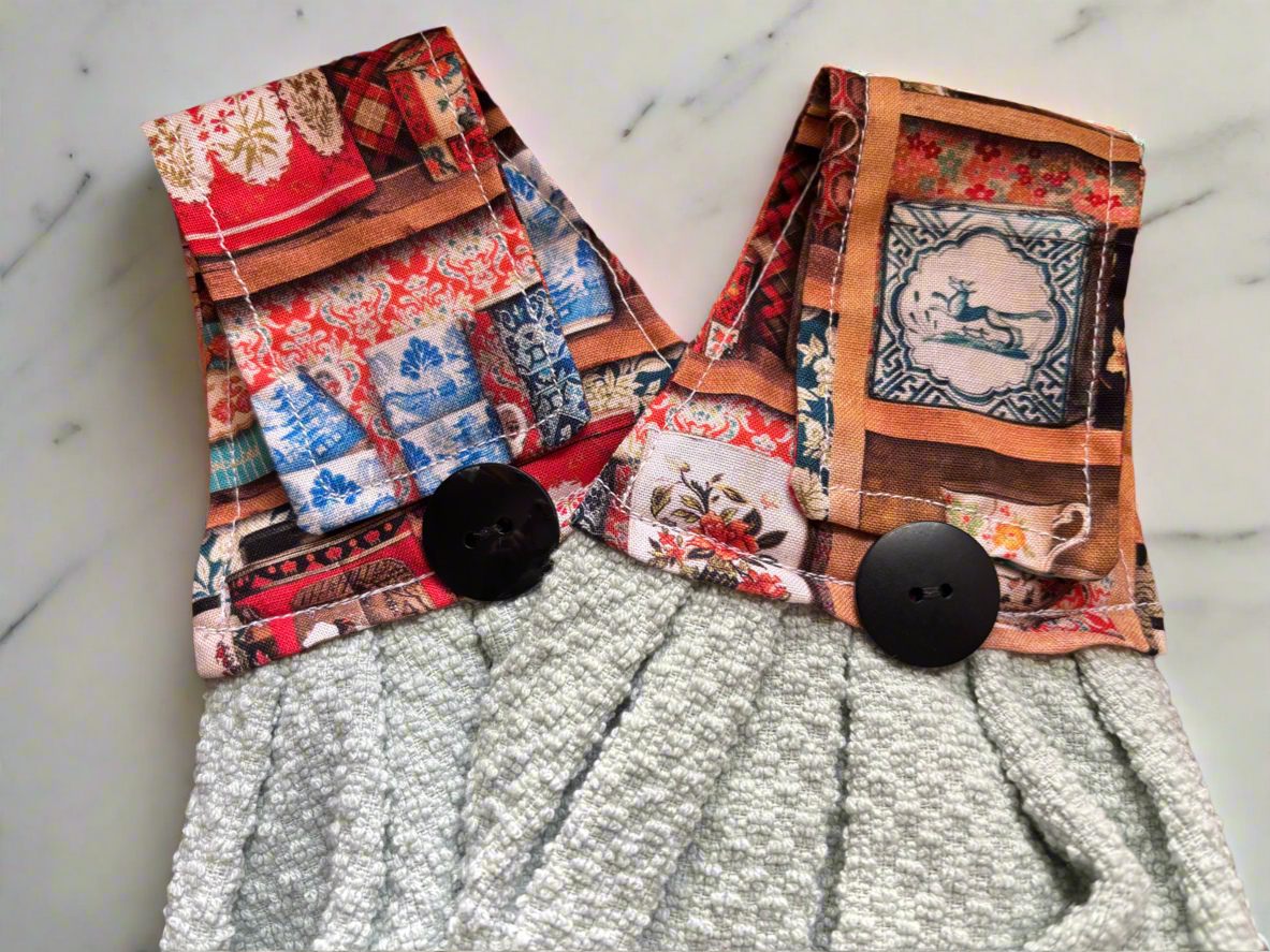 Hanging Kitchen Towel - Tea shelves
