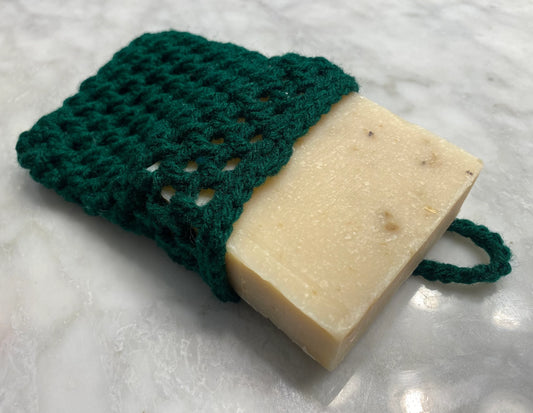 Handcrafted Soap Bag set - Hunter Green