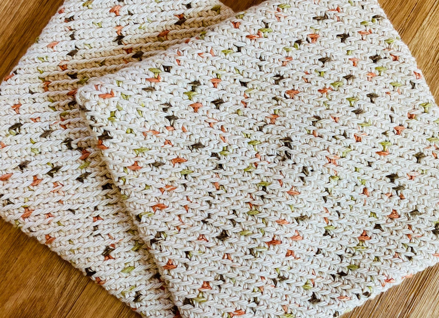 Handmade Pot Holders - Speckled