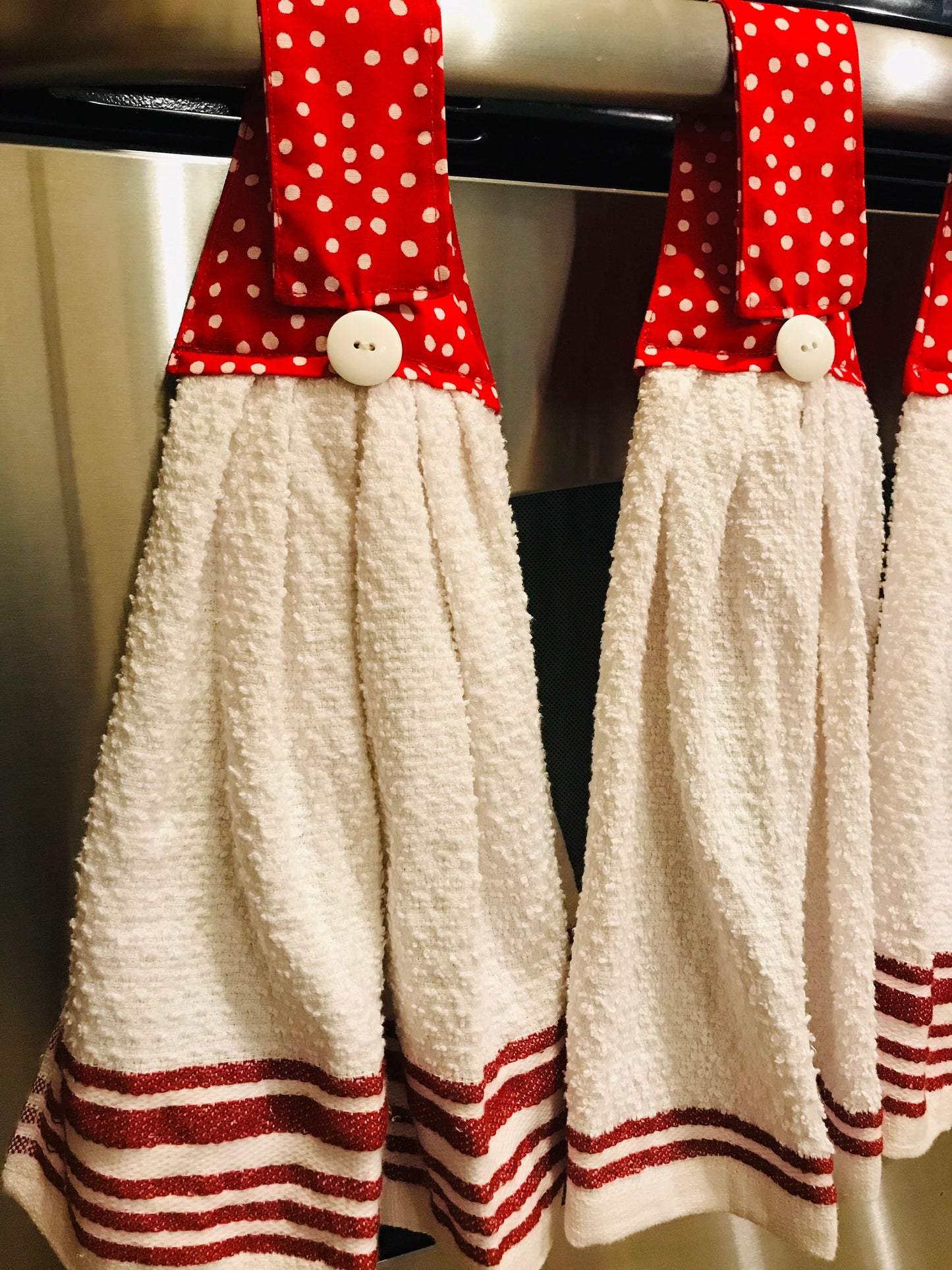 Hanging Kitchen Towels - Polka Dot