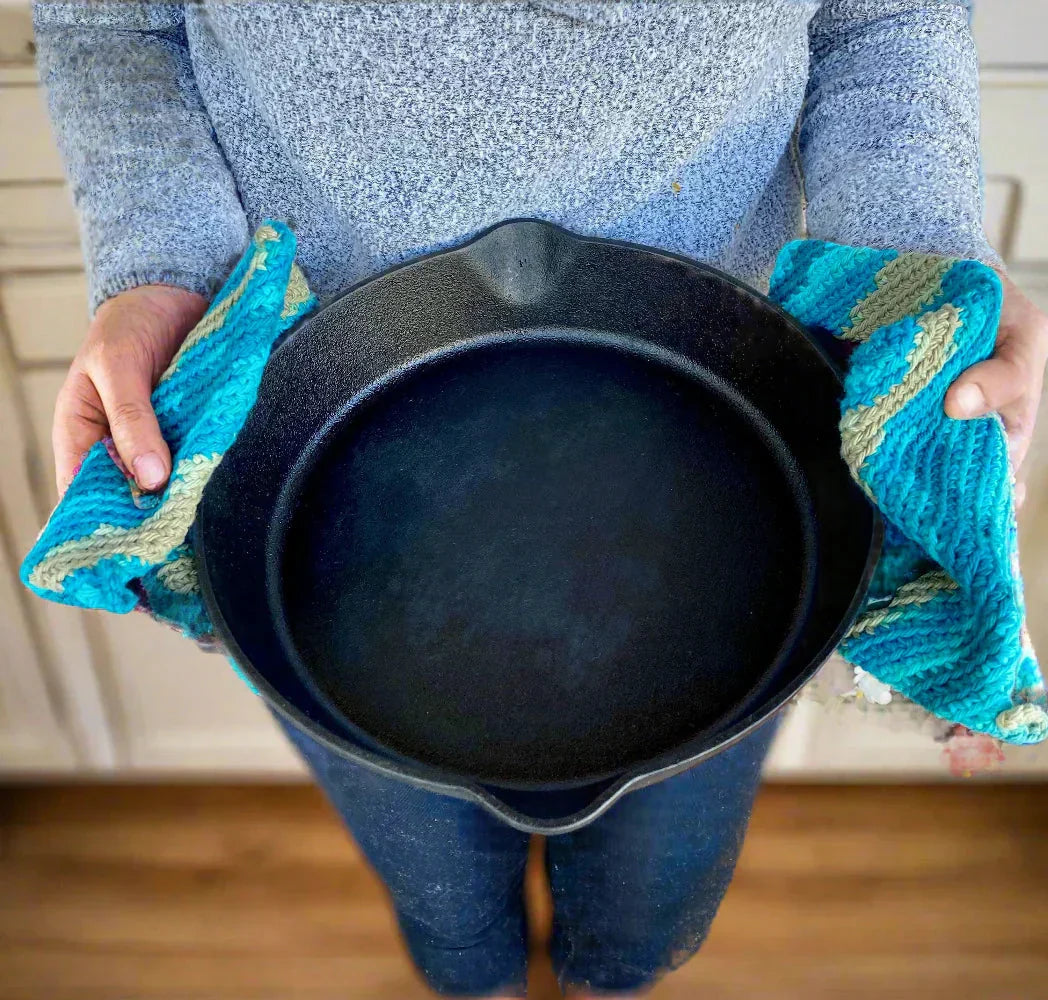 Handmade Pot Holder - Country Stripes