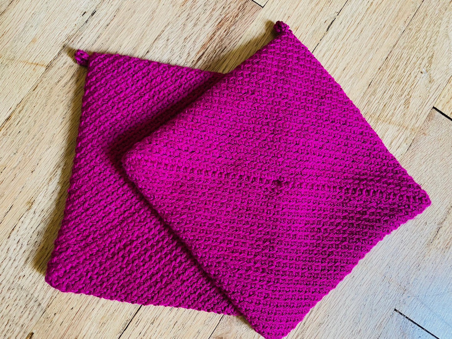 Handmade Pot Holders - Solids