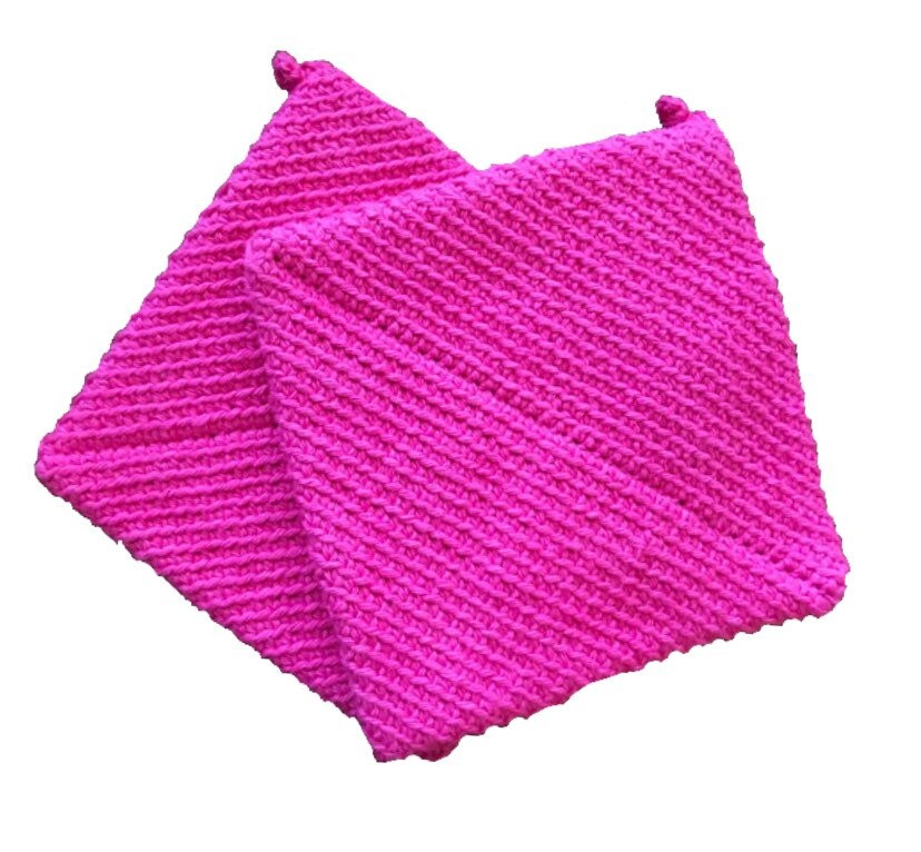 Handmade Pot Holders - Solids