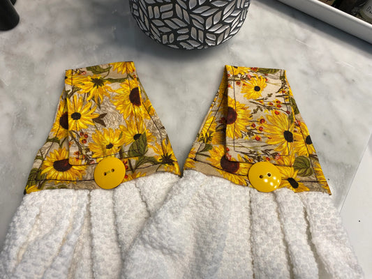 Hanging Kitchen Towel - Sunflower