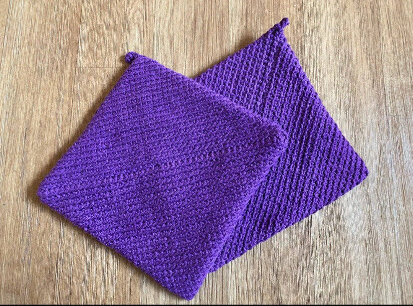 Handmade Pot Holders - Solids