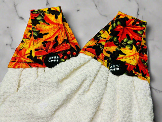 Hanging Kitchen Towels - Fall Leaves