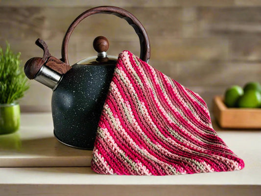 Handmade Pot Holder -Demask Ombre