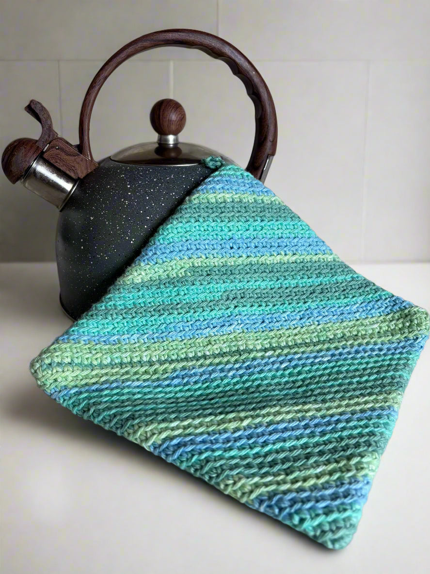 Handmade Pot Holder - Country Stripes