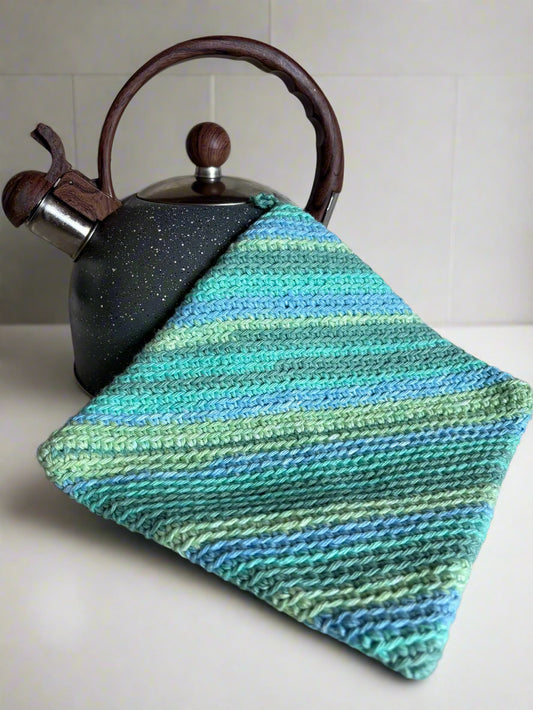 Handmade Pot Holder - Country Stripes